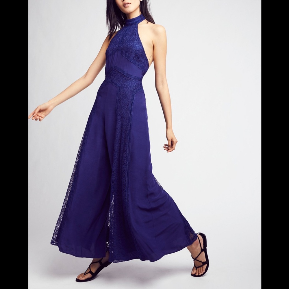 Free People Sweet Talkin' Wide Leg Jumpsuit